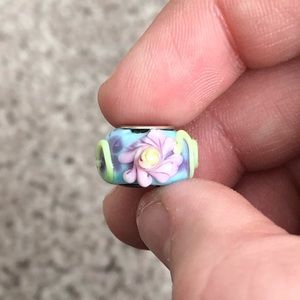 Pandora look alike Italian glass bead